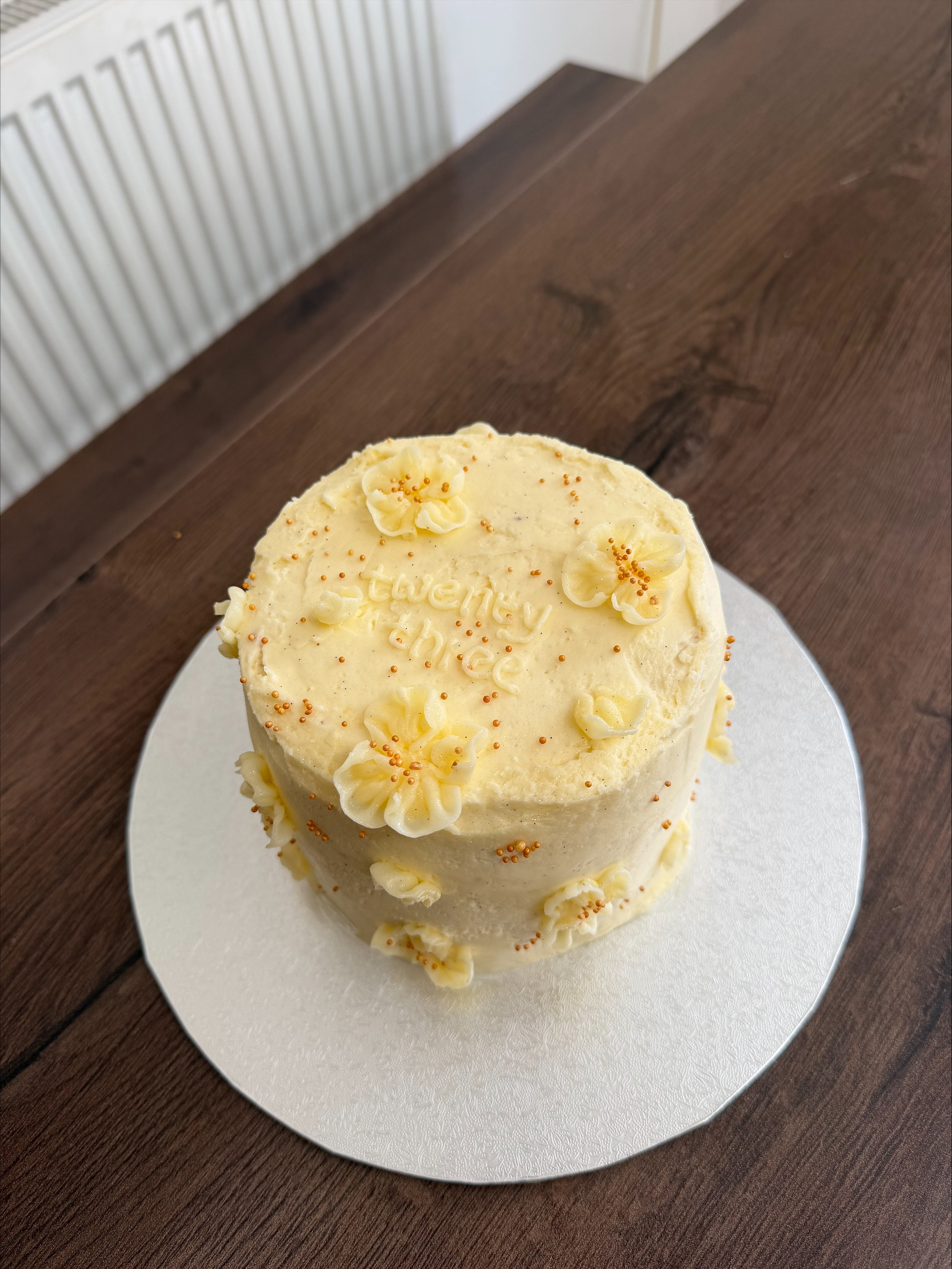 Custom Vanilla Spongecake